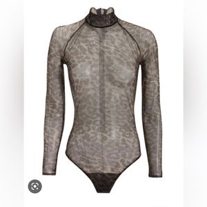 Fleur du Mal sheer body suit